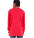 Shaka Wear SHTHRM Adult 8.9 oz., Thermal T-Shirt in Red back view