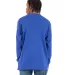 Shaka Wear SHTHRM Adult 8.9 oz., Thermal T-Shirt in Royal back view
