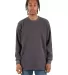 Shaka Wear SHTHRM Adult 8.9 oz., Thermal T-Shirt in Charcoal gry hth front view