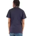 Shaka Wear SHVEE Adult 6.2 oz., V-Neck T-Shirt in Navy back view