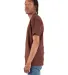 Shaka Wear SHVEE Adult 6.2 oz., V-Neck T-Shirt in Brown side view