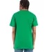 Shaka Wear SHVEE Adult 6.2 oz., V-Neck T-Shirt in Kelly green back view