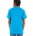 Shaka Wear SHVEE Adult 6.2 oz., V-Neck T-Shirt in Turquoise back view