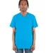 Shaka Wear SHVEE Adult 6.2 oz., V-Neck T-Shirt in Turquoise front view