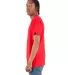 Shaka Wear SHVEE Adult 6.2 oz., V-Neck T-Shirt in Red side view
