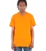 Shaka Wear SHVEE Adult 6.2 oz., V-Neck T-Shirt in Orange front view