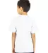 Shaka Wear SHVEEY Youth 5.9 oz., V-Neck T-Shirt in White back view