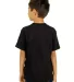 Shaka Wear SHVEEY Youth 5.9 oz., V-Neck T-Shirt in Black back view