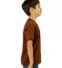 Shaka Wear SHVEEY Youth 5.9 oz., V-Neck T-Shirt in Brown side view