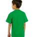 Shaka Wear SHVEEY Youth 5.9 oz., V-Neck T-Shirt in Kelly green back view