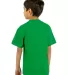 Shaka Wear SHVEEY Youth 5.9 oz., V-Neck T-Shirt in Kelly green back view