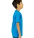 Shaka Wear SHVEEY Youth 5.9 oz., V-Neck T-Shirt in Turquoise side view
