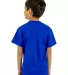 Shaka Wear SHVEEY Youth 5.9 oz., V-Neck T-Shirt in Royal back view