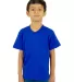 Shaka Wear SHVEEY Youth 5.9 oz., V-Neck T-Shirt in Royal front view