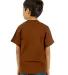 Shaka Wear SHSSY Youth 6 oz., Active Short-Sleeve  in Brown back view