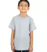 Shaka Wear SHSSY Youth 6 oz., Active Short-Sleeve  in Heather grey front view