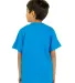 Shaka Wear SHSSY Youth 6 oz., Active Short-Sleeve  in Turquoise back view