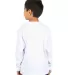 Shaka Wear SHTHRMY Youth 8.9 oz., Thermal T-Shirt in White back view