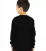 Shaka Wear SHTHRMY Youth 8.9 oz., Thermal T-Shirt in Black back view