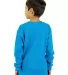 Shaka Wear SHTHRMY Youth 8.9 oz., Thermal T-Shirt in Turquoise back view