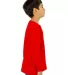 Shaka Wear SHTHRMY Youth 8.9 oz., Thermal T-Shirt in Red side view