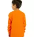 Shaka Wear SHTHRMY Youth 8.9 oz., Thermal T-Shirt in Orange back view
