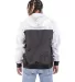 Shaka Wear SHWBJ Adult Windbreaker Jacket in White/ black back view
