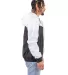 Shaka Wear SHWBJ Adult Windbreaker Jacket in White/ black side view