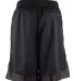Shaka Wear SHBMS Adult Mesh Shorts in Black back view