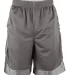 Shaka Wear SHBMS Adult Mesh Shorts in Dark grey front view