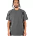 Shaka Wear SHGD Garment-Dyed Crewneck T-Shirt in Cement front view