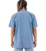 Shaka Wear SHGD Garment-Dyed Crewneck T-Shirt in Washed denim back view