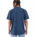 Shaka Wear SHGD Garment-Dyed Crewneck T-Shirt in Midnight navy back view