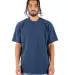 Shaka Wear SHGD Garment-Dyed Crewneck T-Shirt in Midnight navy front view