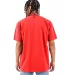 Shaka Wear SHGD Garment-Dyed Crewneck T-Shirt in Cherry tomato back view