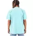 Shaka Wear SHGD Garment-Dyed Crewneck T-Shirt in Powder blue back view