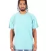 Shaka Wear SHGD Garment-Dyed Crewneck T-Shirt in Powder blue front view
