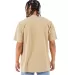 Shaka Wear SHGD Garment-Dyed Crewneck T-Shirt in Oatmeal back view