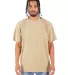 Shaka Wear SHGD Garment-Dyed Crewneck T-Shirt in Oatmeal front view
