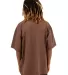 Shaka Wear SHGD Garment-Dyed Crewneck T-Shirt in Mocha back view