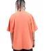 Shaka Wear SHGD Garment-Dyed Crewneck T-Shirt in Peach back view