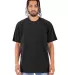 Shaka Wear SHGD Garment-Dyed Crewneck T-Shirt in Black front view