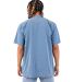 Shaka Wear SHGD Garment-Dyed Crewneck T-Shirt WASHED DENIM back view