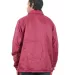 Shaka Wear SHCJ Coaches Jacket in Burgundy back view