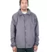Shaka Wear SHCJ Coaches Jacket in Dark grey front view