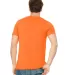 Bella + Canvas 3005 Unisex Jersey Short-Sleeve V-N in Orange back view