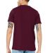 Bella + Canvas 3005 Unisex Jersey Short-Sleeve V-N in Maroon