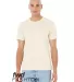 Bella + Canvas 3001RCY Unisex Recycled Organic T-S HEATHER NATURAL front view