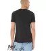 Bella + Canvas 3001RCY Unisex Recycled Organic T-S DARK GRY HEATHER back view