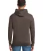 Lane Seven Apparel LS14003 Unisex Premium Full-Zip in Charcoal heather back view